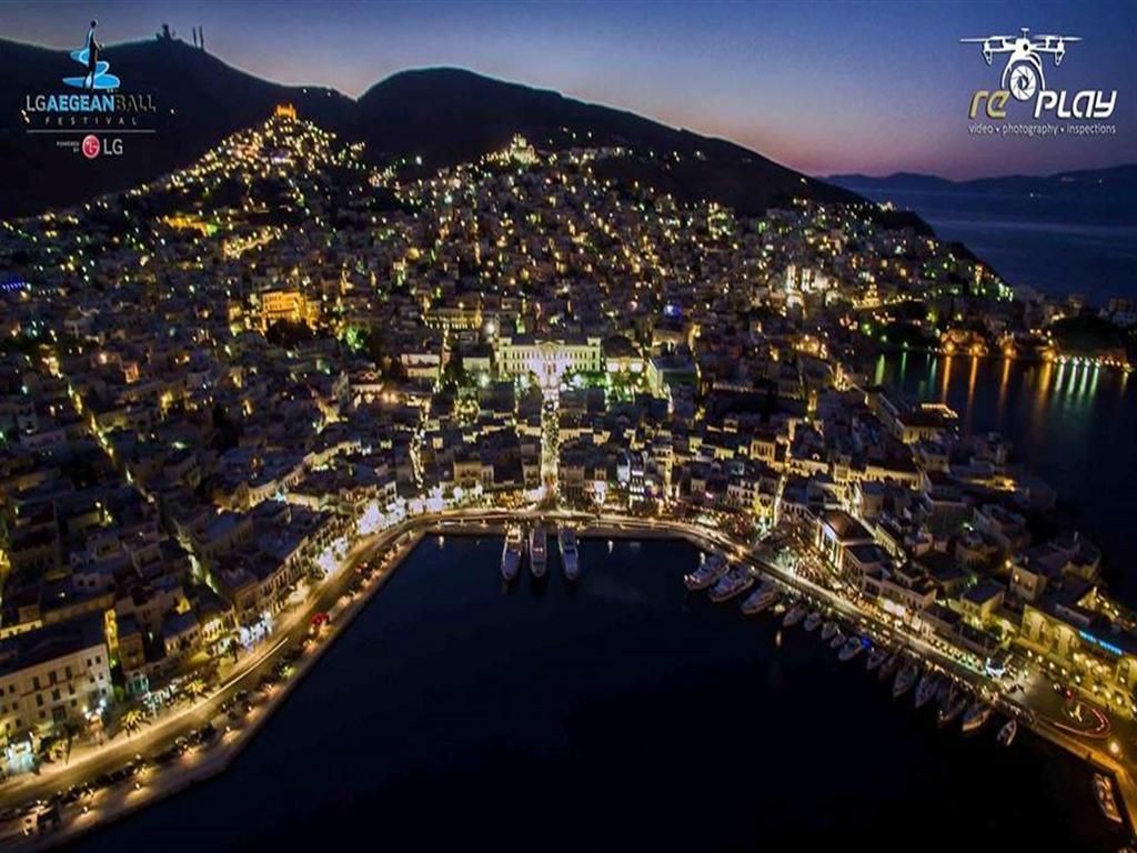 Akadia Syros Villa Ermoupoli Buitenkant foto